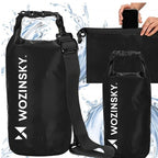 Wozinsky WWK-20 nepromadžiuojantis krepšelis SUP kajako 20 l – juodas -- Bicycle Bags