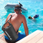 Wozinsky WWK-30 neprasiskverbiantis krepšys 30l sup kajaku - juodas -- Bicycle Bags