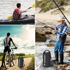 Wozinsky WWK-30 neprasiskverbiantis krepšys 30l sup kajaku - juodas -- Bicycle Bags