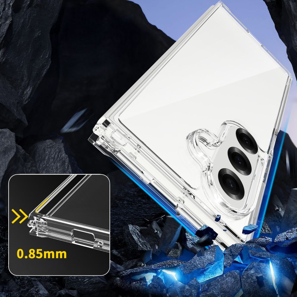 Skaidrus Tech-Protect FlexAir dėklas Galaxy Z Fold 7