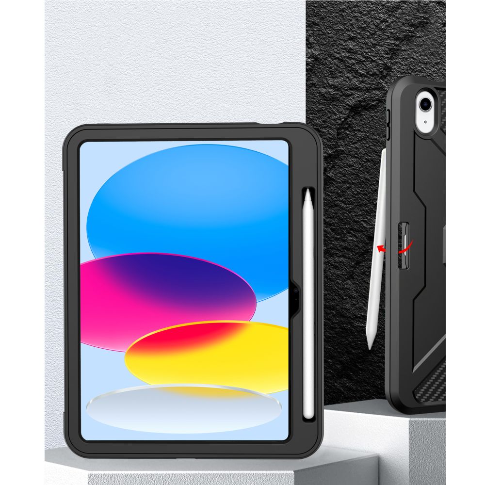 Tech-Protect Patvarus dėklas, skirtas iPad 10.9" 10 / 2022 / 11" 11 / 2025 – juodas