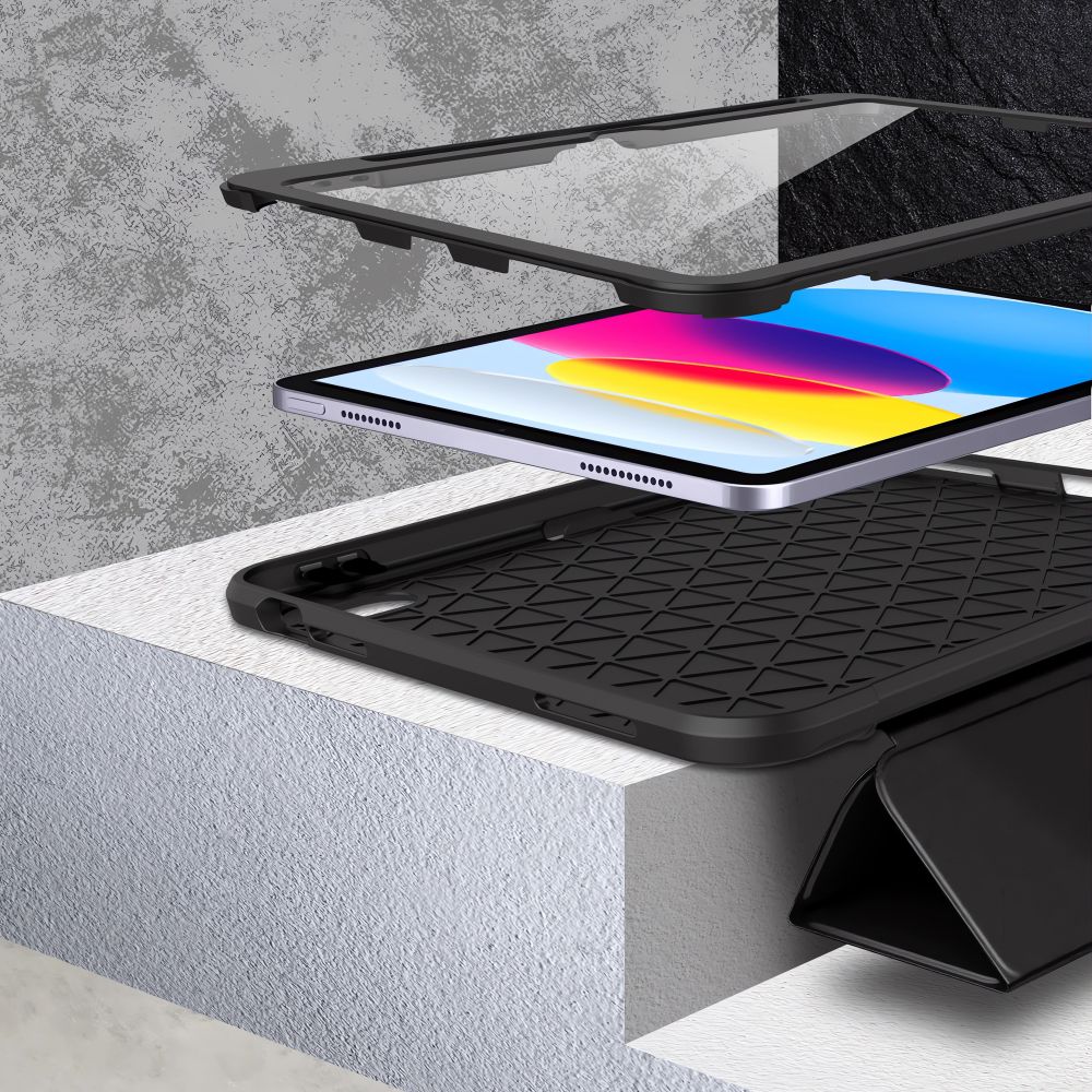 Tech-Protect Patvarus dėklas, skirtas iPad 10.9" 10 / 2022 / 11" 11 / 2025 – juodas