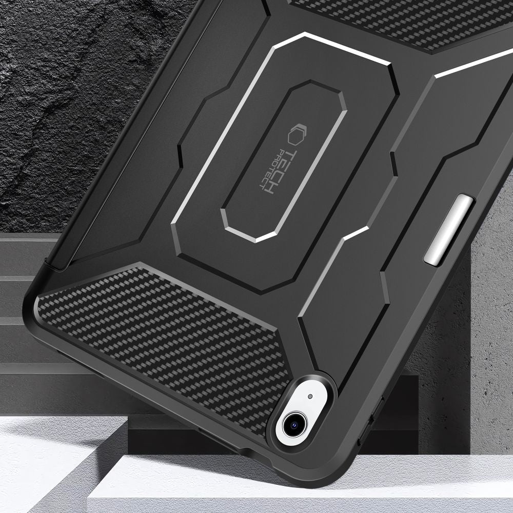 Tech-Protect Patvarus dėklas, skirtas iPad 10.9" 10 / 2022 / 11" 11 / 2025 – juodas