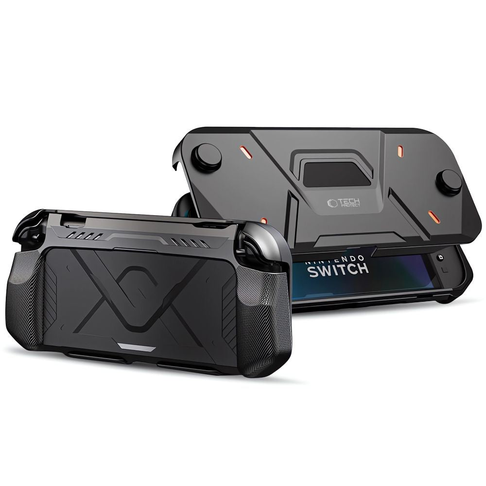Tech-Protect Carbonox dėklas Nintendo Switch 2 – juodas -- Others