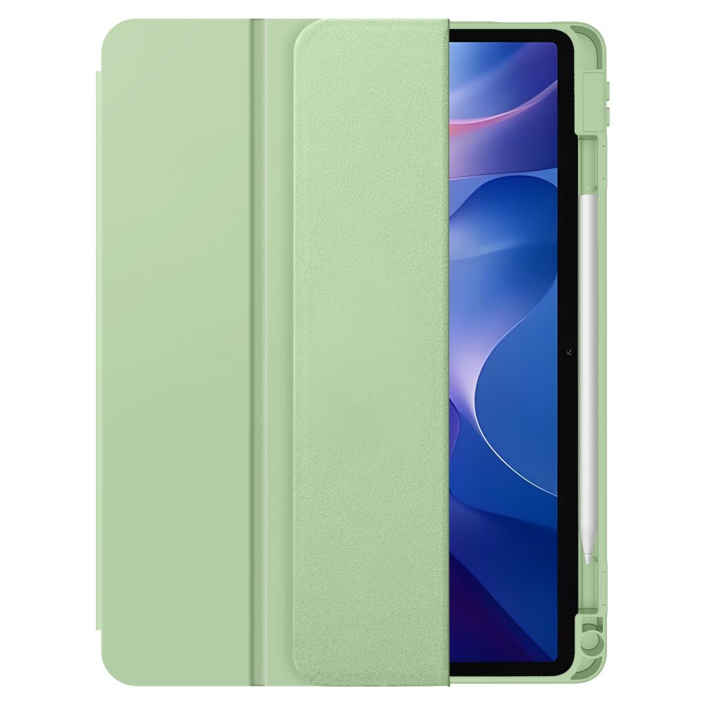 Tech‑Protect SmartCase Pen dėklas Xiaomi Redmi Pad 2 – žalias -- Xiaomi Redmi Pad 2