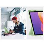 Tech‑Protect SmartCase Pen dėklas Xiaomi Redmi Pad 2 – žalias -- Xiaomi Redmi Pad 2