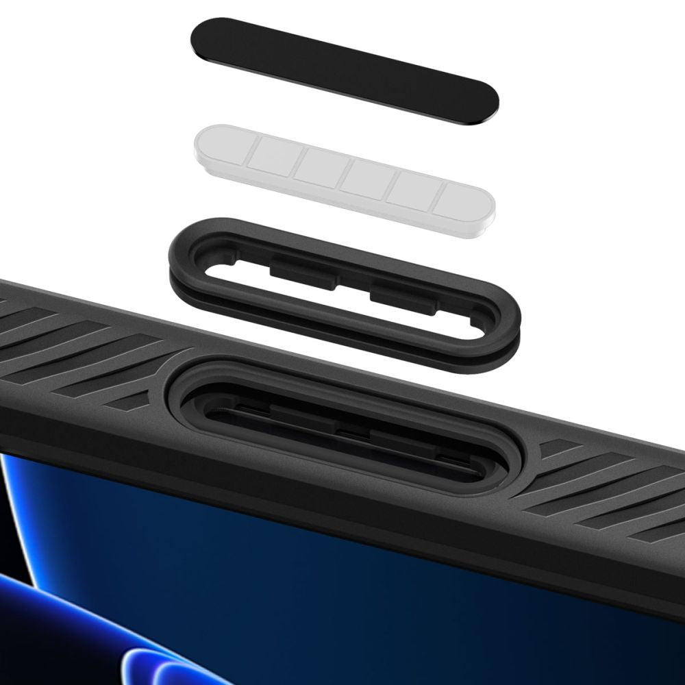 Spigen Liquid Air „T“ MagSafe dėklas iPhone 16 Pro – juodas
