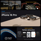 Spigen Liquid Air „T“ MagSafe dėklas iPhone 16 Pro – juodas