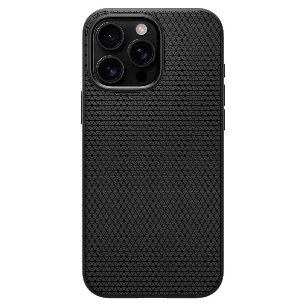 Spigen Liquid Air „T“ MagSafe dėklas iPhone 16 Pro – juodas