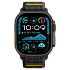 Spigen Athlex oro dirželis, skirtas Apple Watch 44/45/46/49 mm – juodas
