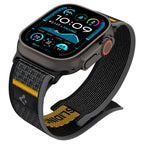 Spigen Athlex oro dirželis, skirtas Apple Watch 44/45/46/49 mm – juodas