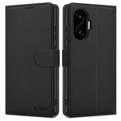 Tech-Protect Wallet dėklas Xiaomi Poco F7 5G – juodas -- Xiaomi Poco F7