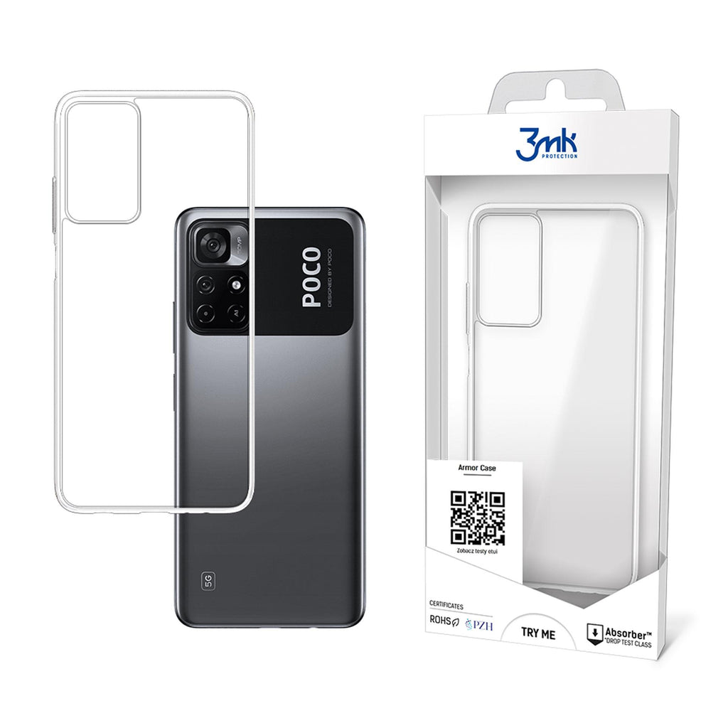 3mk Armor dėklas, skirtas Xiaomi Redmi Note 11S 5G / Xiaomi Poco M4 Pro 5G – skaidrus -- Xiaomi Redmi Note 11S 5G /...