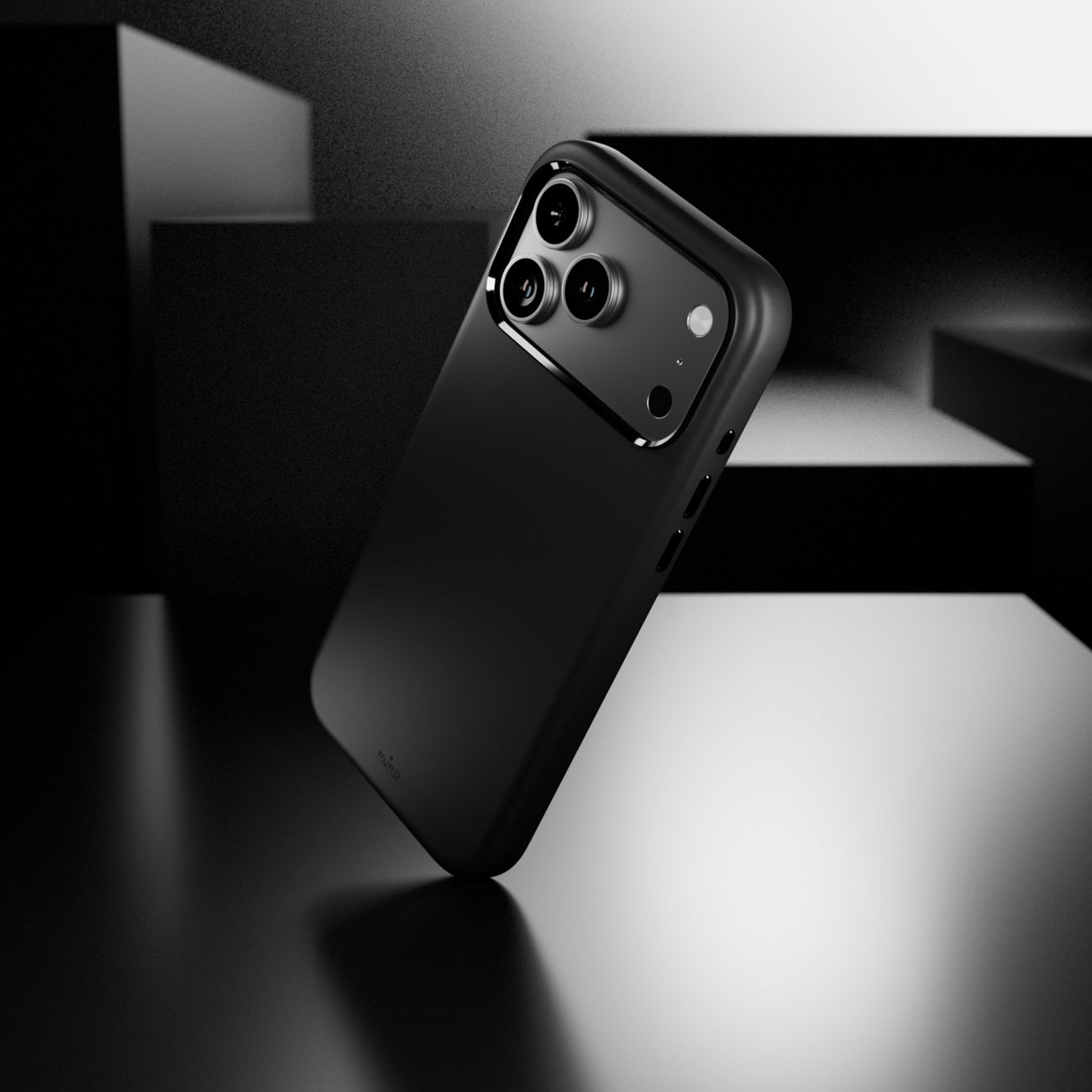 Puro Icon Mag Pro Liquid Silicone Case, skirtas iPhone 17 Pro, MagSafe Suderinamas, su fotoaparato apsauga ir aliuminio...