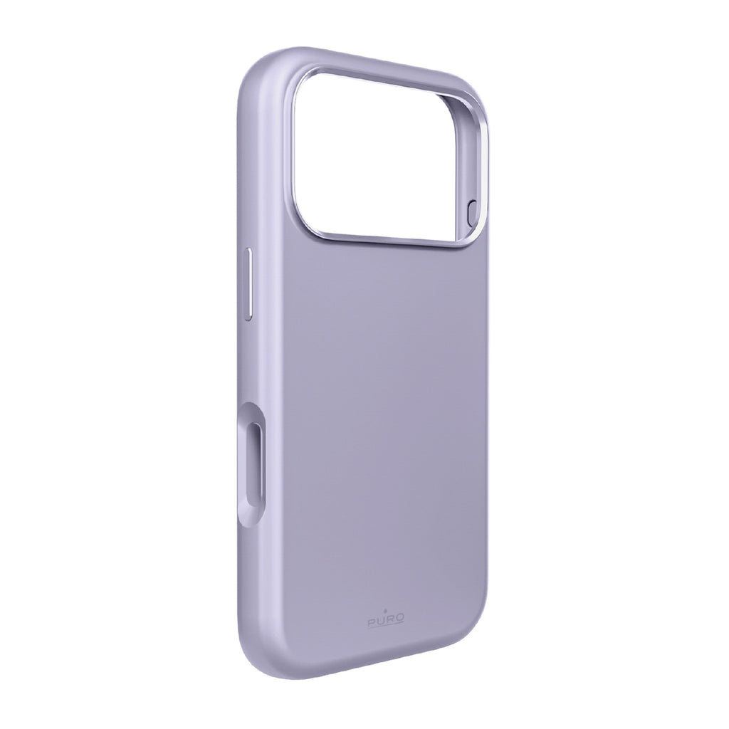 Puro Icon Mag Pro Liquid Silicone Case, skirtas iPhone 17 Pro, MagSafe Suderinamas su fotoaparato apsauga ir aliuminio...