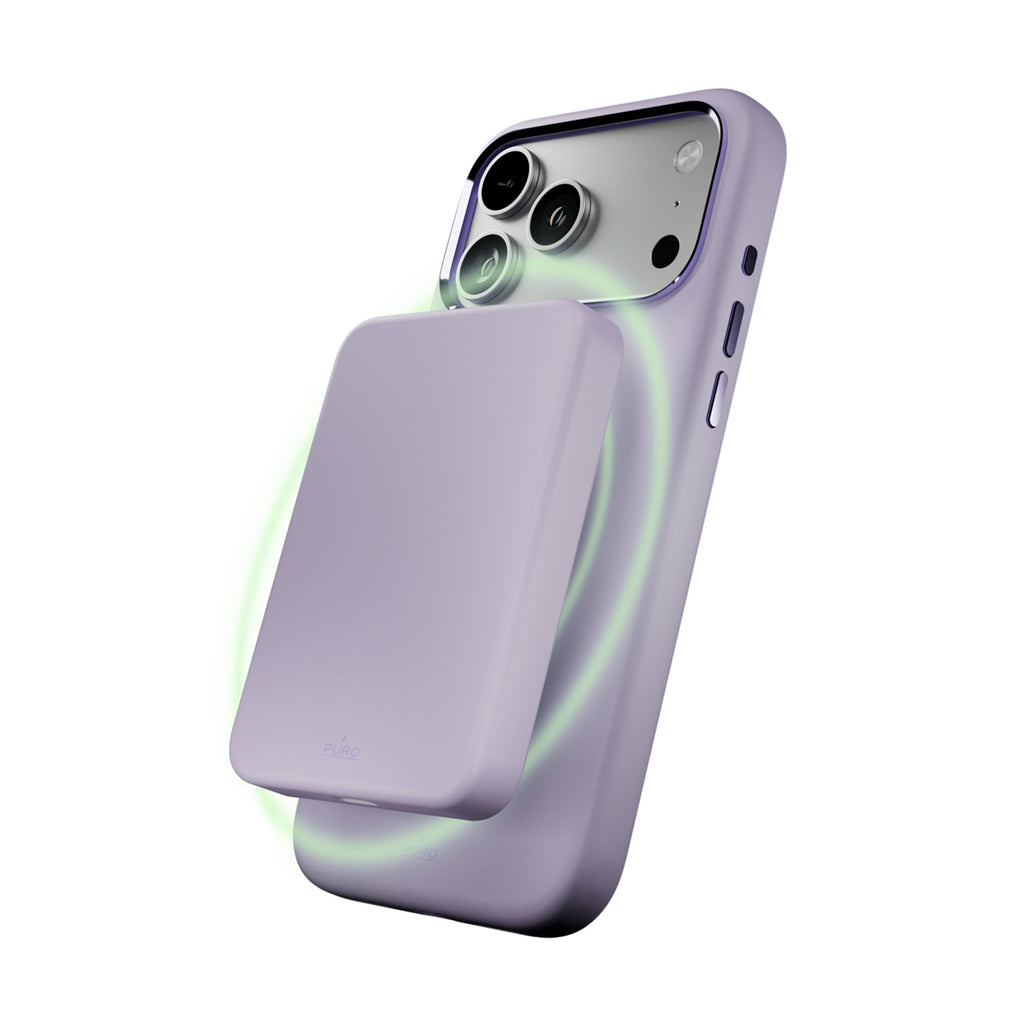 Puro Icon Mag Pro Liquid Silicone Case, skirtas iPhone 17 Pro, MagSafe Suderinamas su fotoaparato apsauga ir aliuminio...