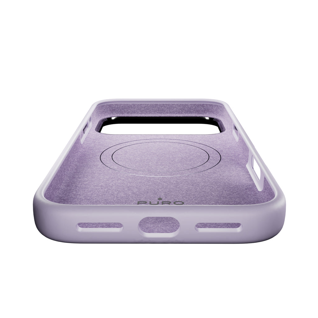 Puro Icon Mag Pro Liquid Silicone Case, skirtas iPhone 17 Pro, MagSafe Suderinamas su fotoaparato apsauga ir aliuminio...