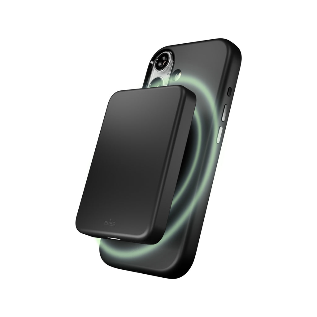 Puro Icon Mag Pro Liquid Silicone Case, skirtas iPhone 17, MagSafe Suderinamas, su fotoaparato apsauga ir aliuminio...