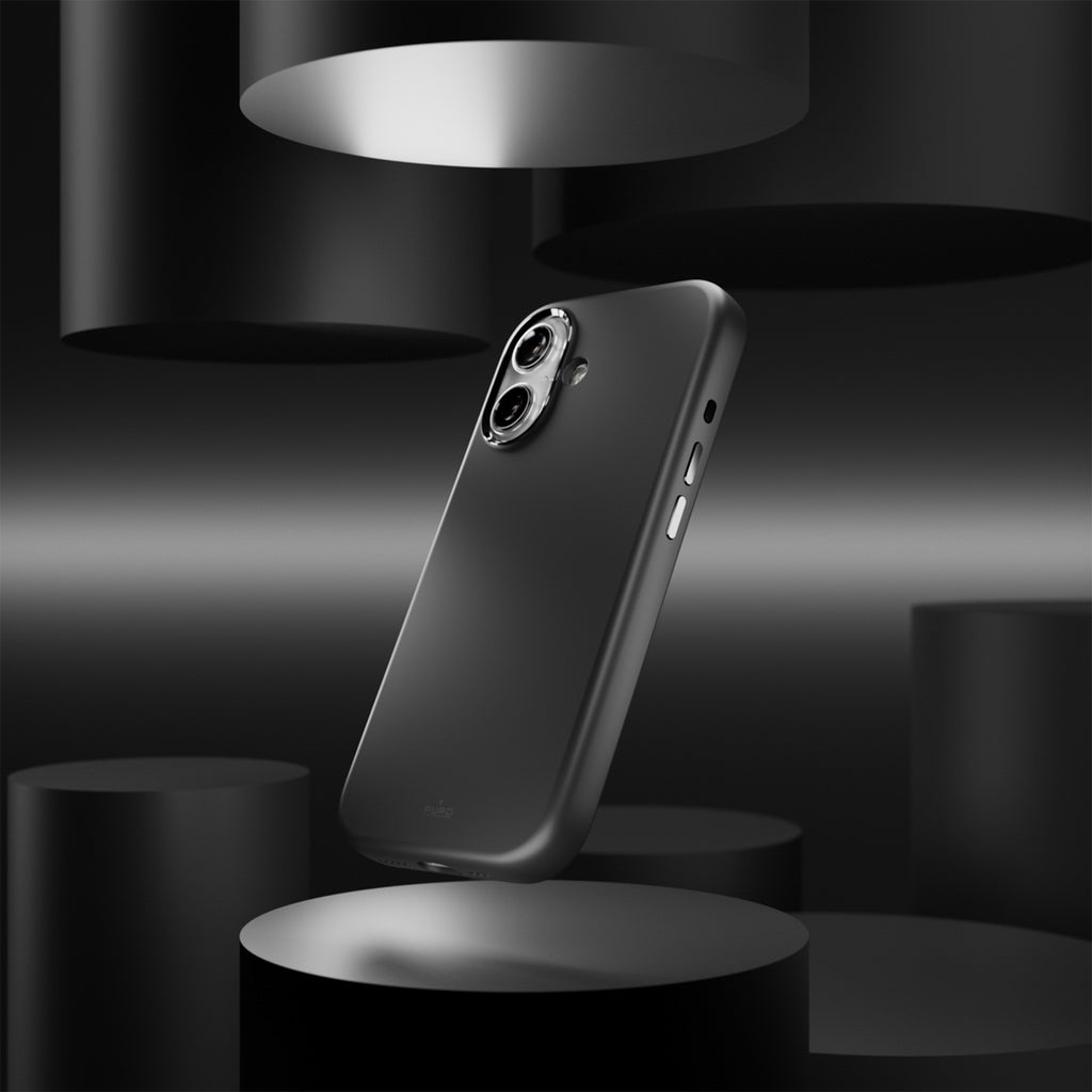 Puro Icon Mag Pro Liquid Silicone Case, skirtas iPhone 17, MagSafe Suderinamas, su fotoaparato apsauga ir aliuminio...