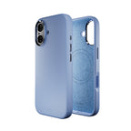 Puro Icon Mag Pro skystojo silikono dėklas iPhone 17, suderinamas su MagSafe, su kameros apsauga ir aliuminio mygtukais -...