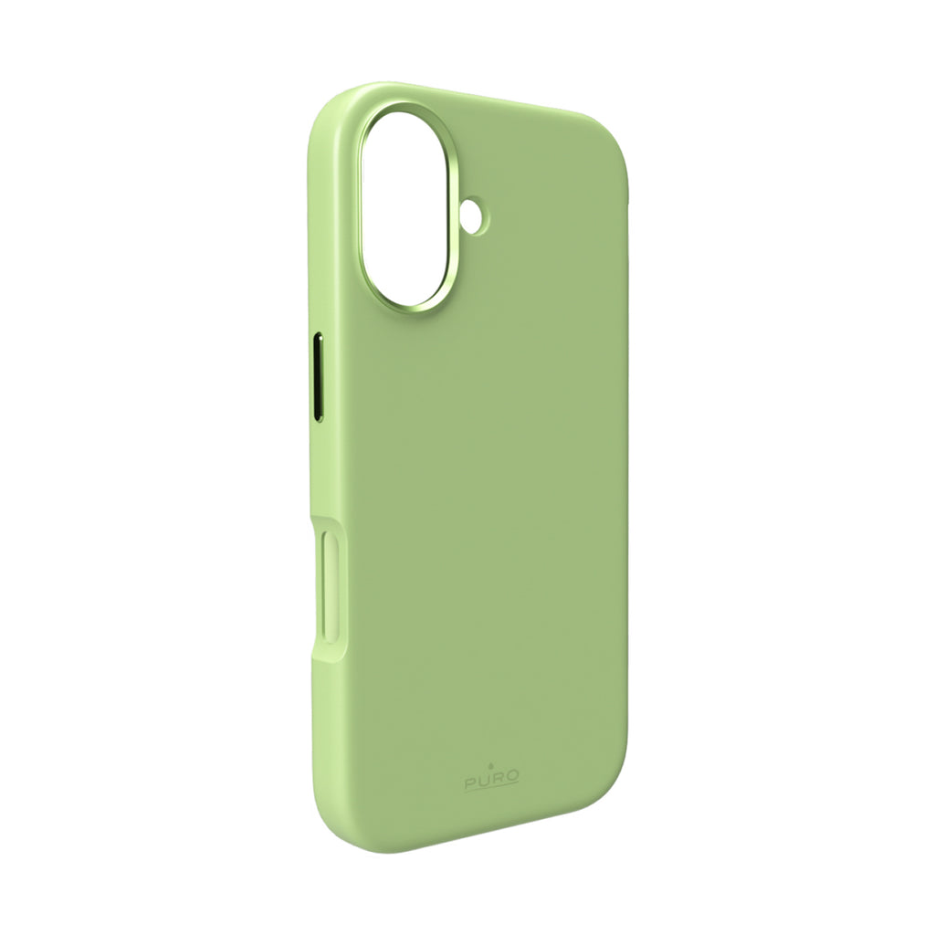 Puro Icon Mag Pro skystas silikono dėklas dėl iPhone 17, suderinamas su MagSafe, su fotoaparato apsauga ir aliuminio...