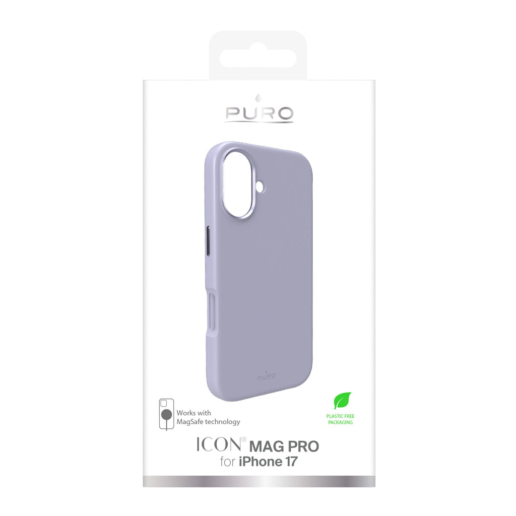 Puro Icon Mag Pro Liquid Silicone Case, skirtas iPhone 17, MagSafe Suderinamas su fotoaparato apsauga ir aliuminio...