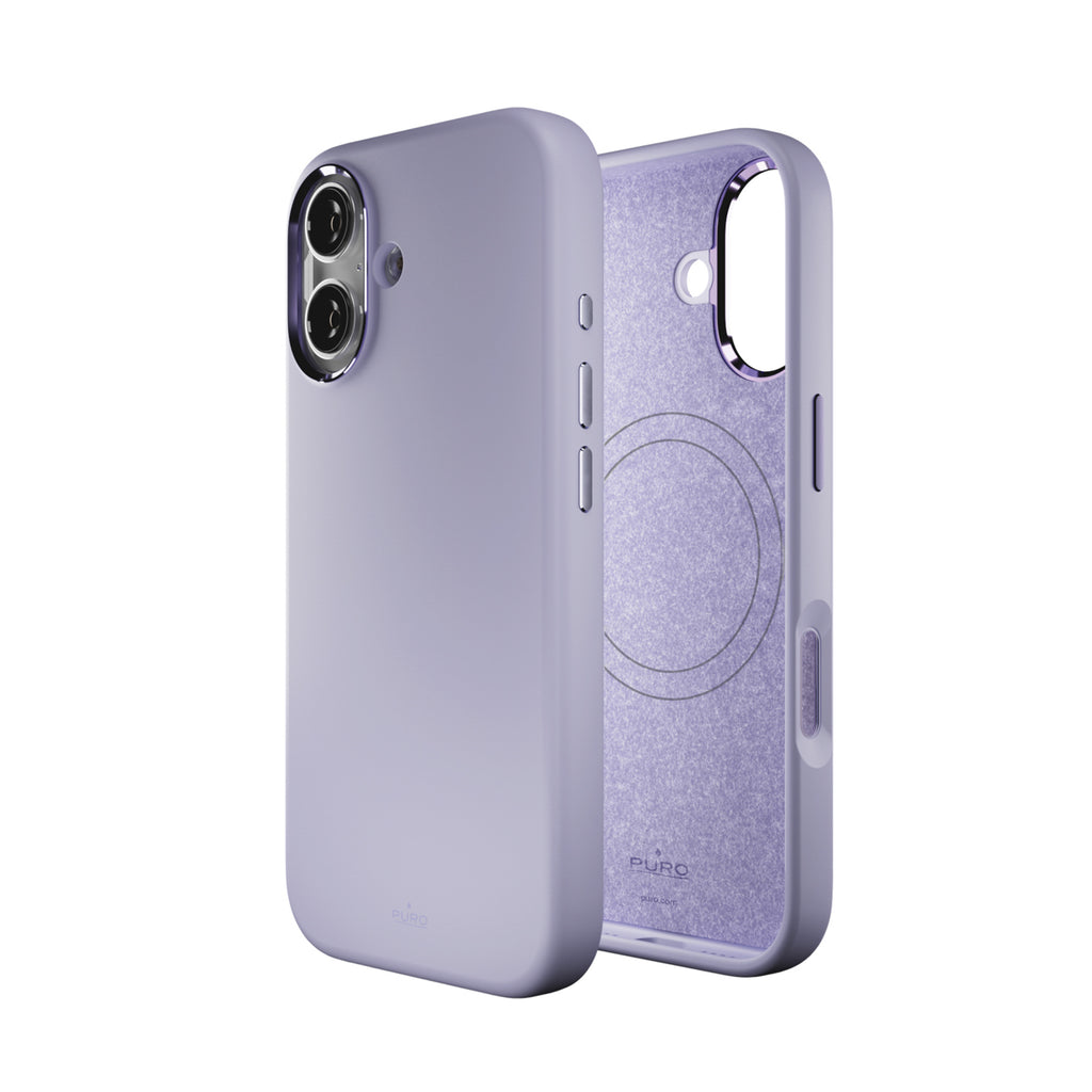 Puro Icon Mag Pro Liquid Silicone Case, skirtas iPhone 17, MagSafe Suderinamas su fotoaparato apsauga ir aliuminio...