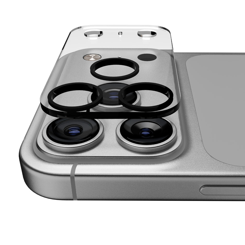 Puro Standartinis fotoaparato grūdintas stiklas, skirtas iPhone 17 Pro Max for Camera Island and Lenses -- Cell phone...