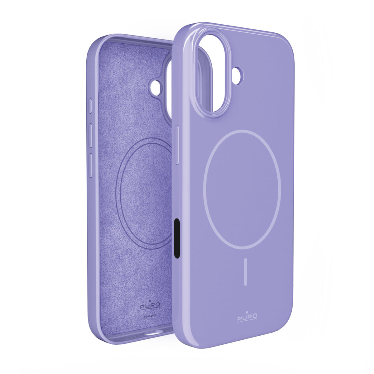 Puro Pulse iPhone 17 Apsauginis polikarbonatinis dėklas – violetinis
