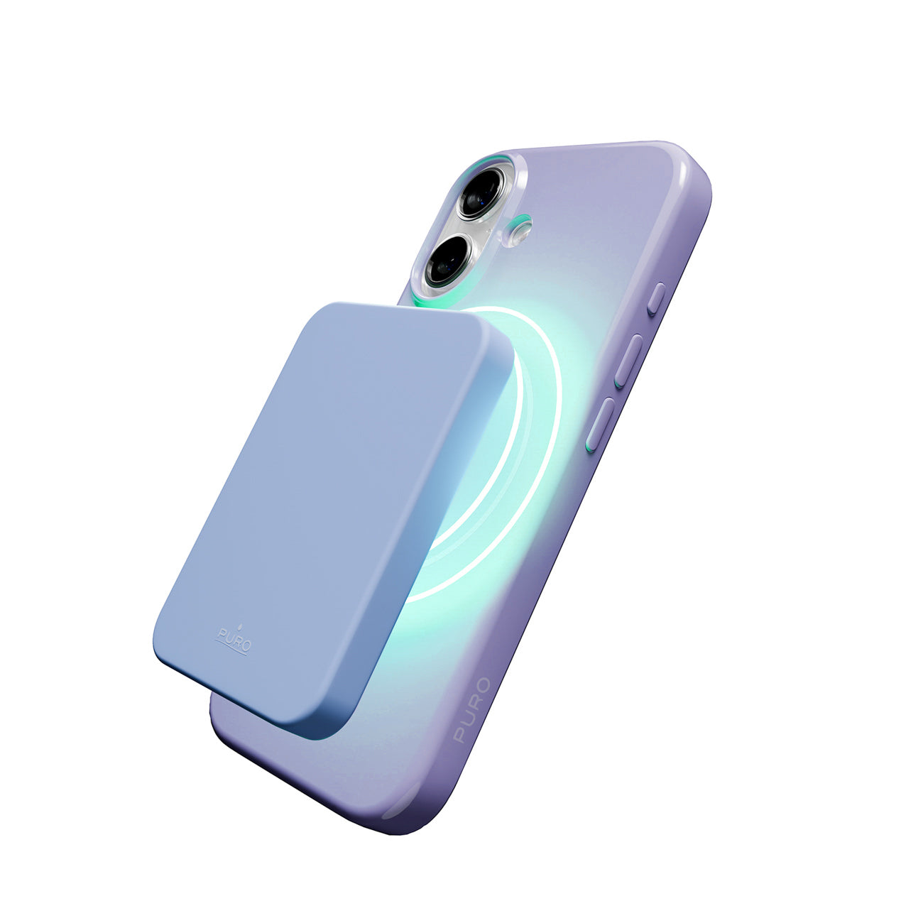 Puro Pulse iPhone 17 Apsauginis polikarbonatinis dėklas – violetinis