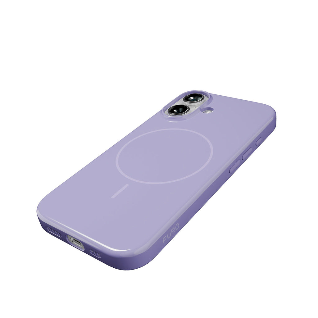 Puro Pulse iPhone 17 Apsauginis polikarbonatinis dėklas – violetinis