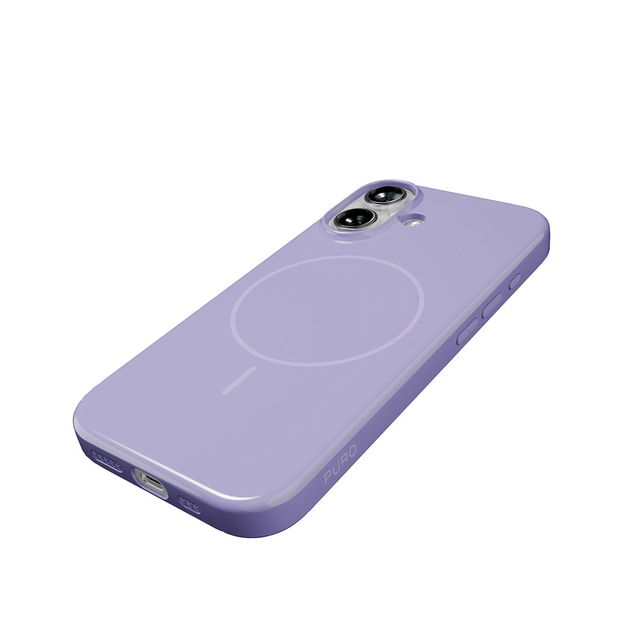 Puro Pulse iPhone 17 Apsauginis polikarbonatinis dėklas – violetinis