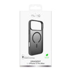 Puro Gradient MagSafe TPU dėklas iPhone 17 Pro Max – pilkas