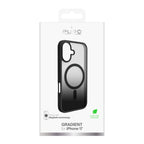 Puro Gradient TPU MagSafe Suderinamas dėklas, skirtas iPhone 17 - juodas