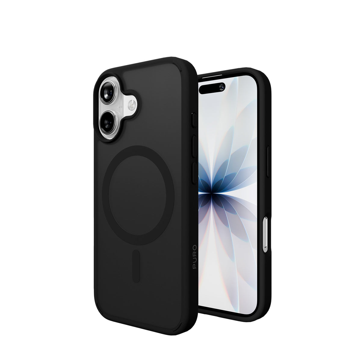 Puro Gradient TPU MagSafe Suderinamas dėklas, skirtas iPhone 17 - juodas