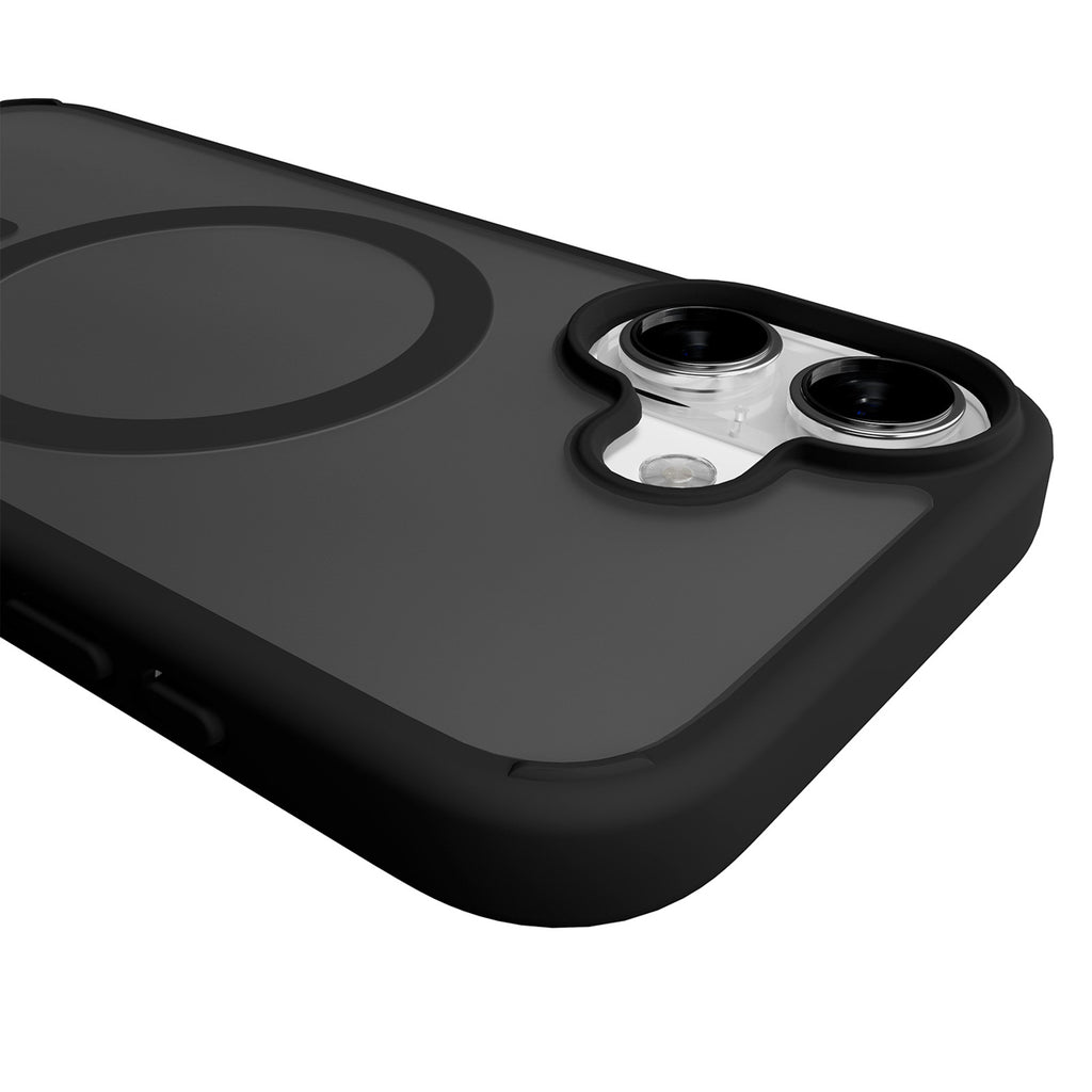 Puro Gradient TPU MagSafe Suderinamas dėklas, skirtas iPhone 17 - juodas