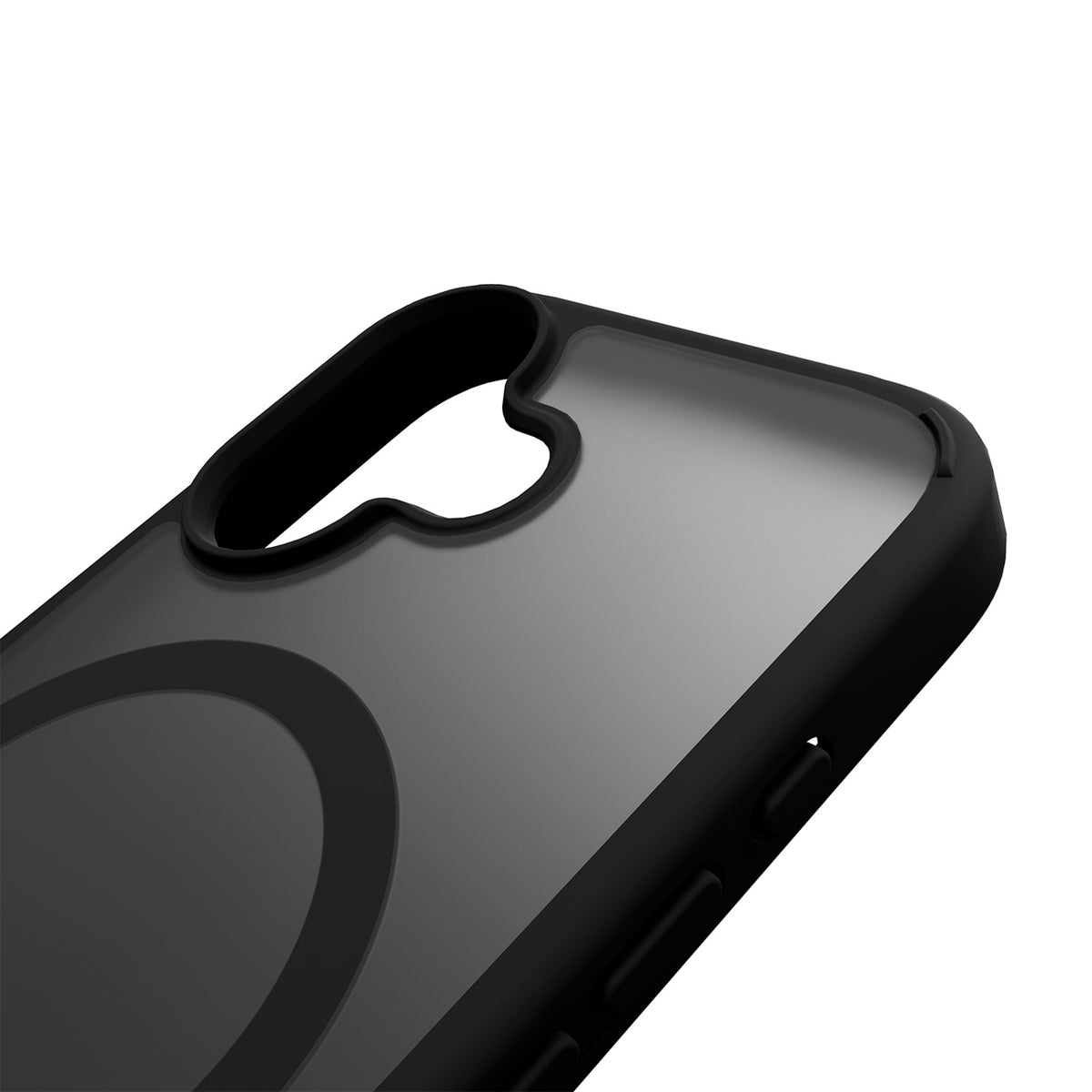 Puro Gradient TPU MagSafe Suderinamas dėklas, skirtas iPhone 17 - juodas