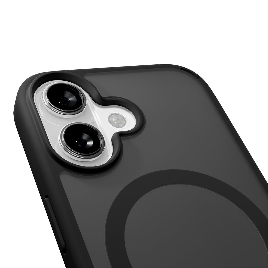 Puro Gradient TPU MagSafe Suderinamas dėklas, skirtas iPhone 17 - juodas