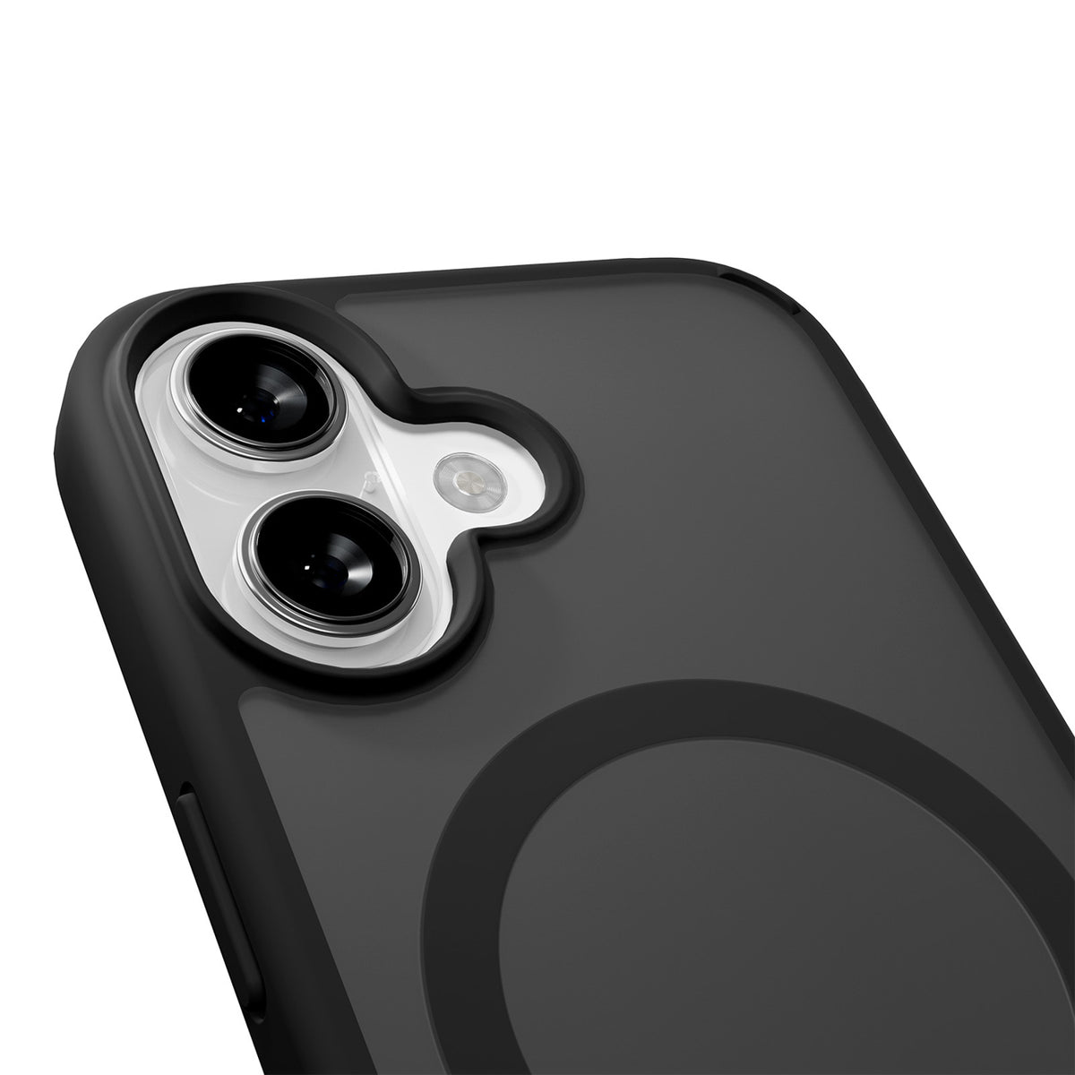 Puro Gradient TPU MagSafe Suderinamas dėklas, skirtas iPhone 17 - juodas