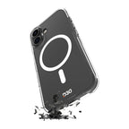 Puro Impact Clear D3O MagSafe dėklas iPhone 17 – skaidrus