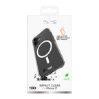Puro Impact Clear D3O MagSafe dėklas iPhone 17 – skaidrus
