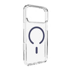 Puro Lite Mag TPU+PC Dėklas su MagSafe palaikymu iPhone 17 Pro - Skaidrus su mėlynu žiedu -- iPhone 17 Pro