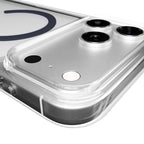 Puro Lite Mag TPU+PC Dėklas su MagSafe palaikymu iPhone 17 Pro - Skaidrus su mėlynu žiedu -- iPhone 17 Pro