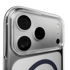 Puro Lite Mag TPU+PC Dėklas su MagSafe palaikymu iPhone 17 Pro - Skaidrus su mėlynu žiedu -- iPhone 17 Pro