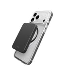Puro Lite Mag TPU+PC dėklas, suderinamas su MagSafe, skirtas iPhone 17 Pro - Transparent with Gray Ring
