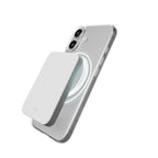 Puro Lite Mag TPU+PC Dėklas, suderinamas su MagSafe, skirtas iPhone 17 - Skaidrus su baltu žiedu
