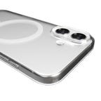 Puro Lite Mag TPU+PC Dėklas, suderinamas su MagSafe, skirtas iPhone 17 - Skaidrus su baltu žiedu