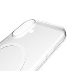 Puro Lite Mag TPU+PC Dėklas, suderinamas su MagSafe, skirtas iPhone 17 - Skaidrus su baltu žiedu