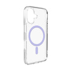 Puro Lite Mag TPU+PC Dėklas, suderinamas su MagSafe, skirtas iPhone 17 - Skaidrus su rožiniu žiedu