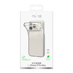 Puro itin plonas TPU dėklas iPhone 17 Pro Max – skaidrus
